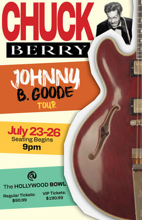 Chuck Berry - Johnny B. Goode Tour (Hypothetical Event Poster)