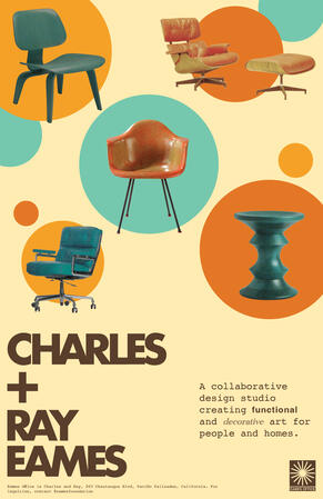 Charles + Ray Eames Design Poster