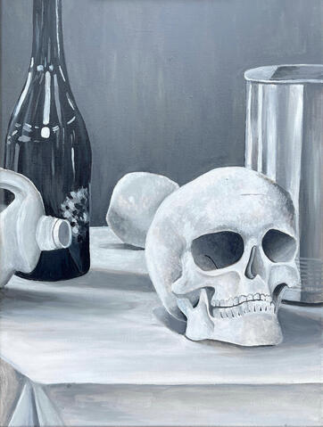 "Grisaille Still Life"