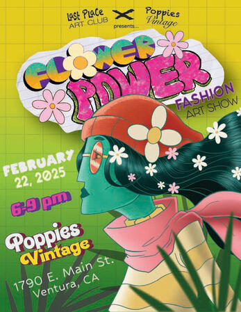 Flower Power Fashion Art Show Poster (Unofficial)