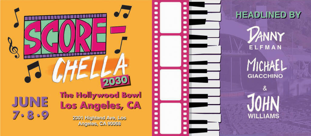 Score-Chella 2030 Ticket Stub
